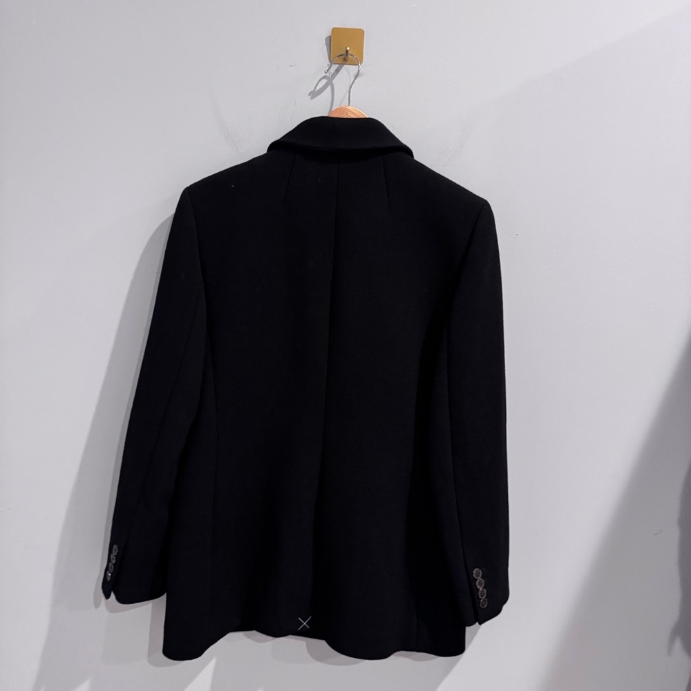 NEW J. Crew Italian Wool Blend Evening Blazer Jacket in Black, Size 10 - Picture 13 of 15